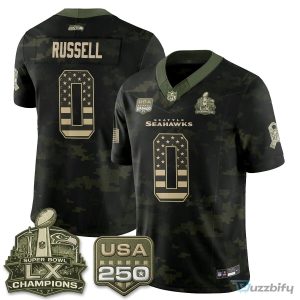 Seattle Seahawks Jaxon Smith-Njigba Salute To Service Football Jersey
