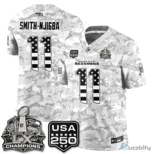 Seattle Seahawks Jaxon Smith-Njigba Salute To Service Football Jersey
