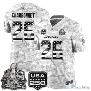 Seattle Seahawks Jaxon Smith-Njigba Salute To Service Football Jersey