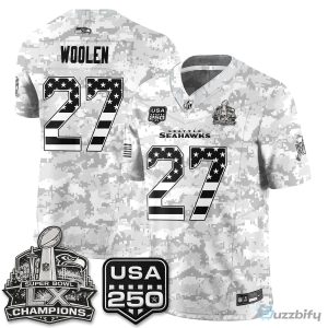 Seattle Seahawks Jaxon Smith-Njigba Salute To Service Football Jersey