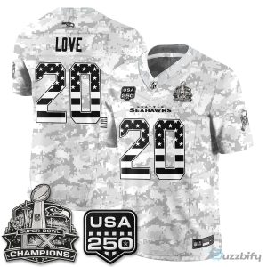 Seattle Seahawks Jaxon Smith-Njigba Salute To Service Football Jersey