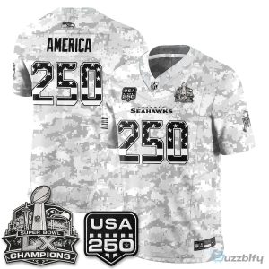 Seattle Seahawks Jaxon Smith-Njigba Salute To Service Football Jersey