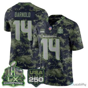 Seattle Seahawks Jaxon Smith-Njigba Salute To Service Football Jersey