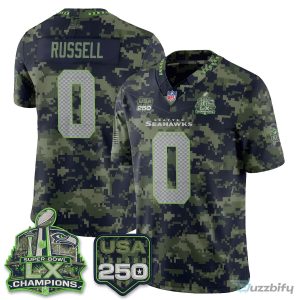 Seattle Seahawks Jaxon Smith-Njigba Salute To Service Football Jersey