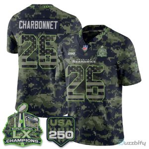 Seattle Seahawks Jaxon Smith-Njigba Salute To Service Football Jersey