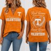 Tennessee Volunteers Football Real Women Love Football Smart Women Love The Volunteers T-Shirt