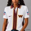 Washington Commanders | Premium NFL Floral Elegance Polo Shirt NY