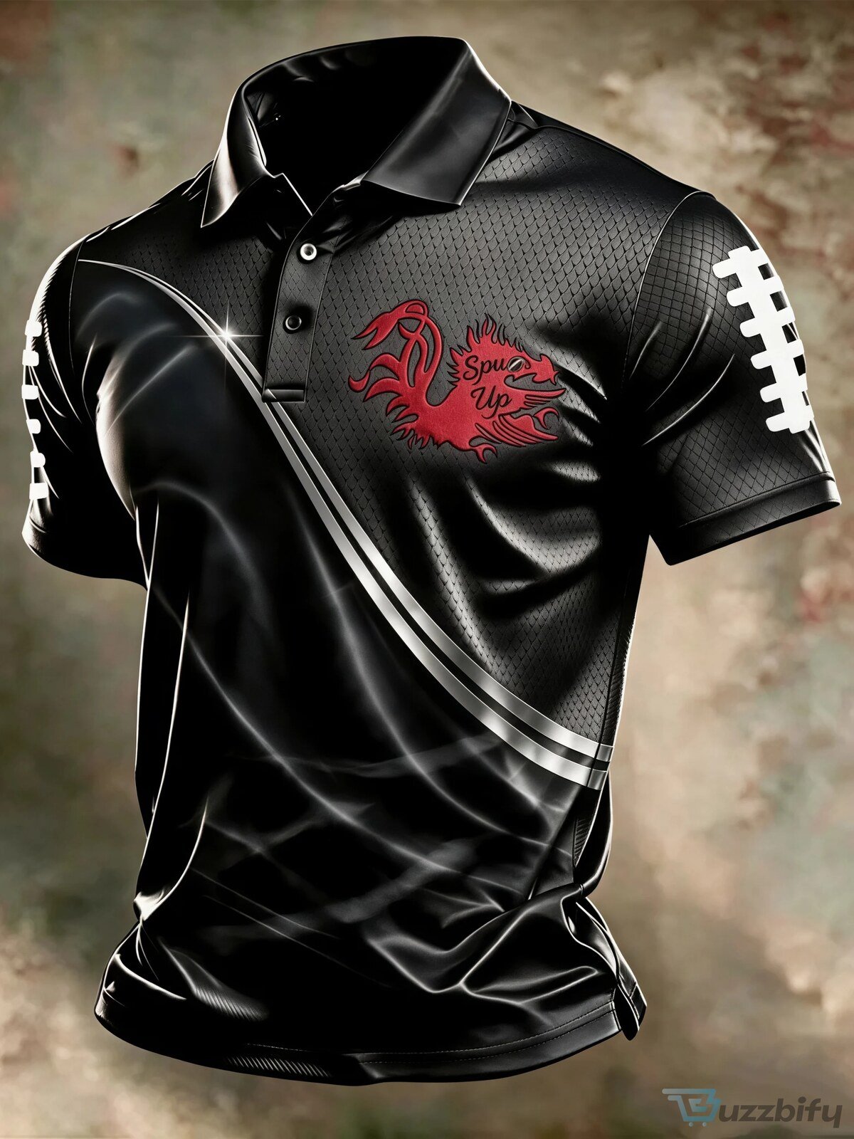 South Carolina Gamecocks Spurred Up Football Fan Polo Shirt