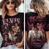 Elvis Presley The King of Rock and Roll Graceland Graphic T-Shirt