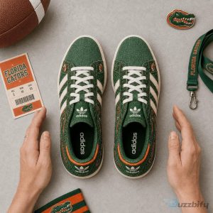 Florida Gators University Football Team Logo Embroidered Casual Shoes