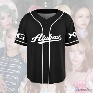 XG The Core World Tour Baseball Jersey for Fans with AlphaZ Logo