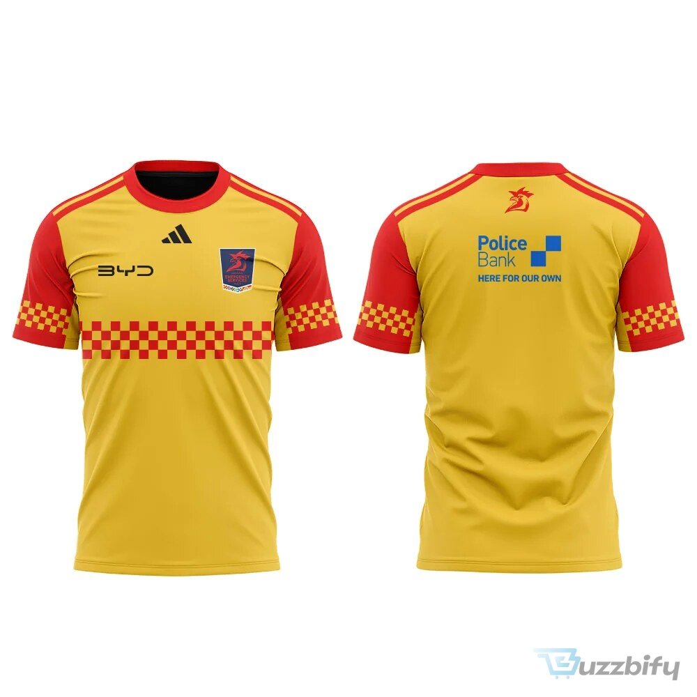 Sydney Roosters Emergency Services Round Police Bank Rugby League Football Jersey