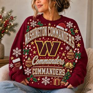 Washington Commanders Christmas Holiday Season Sweatshirt