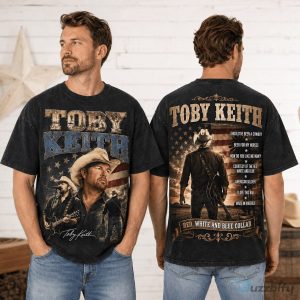 Toby Keith Cowboy Country Music Shirt for Fans with American Flag Design