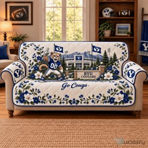 Brigham Young University Cougars Lavell Edwards Stadium Sofa Cover