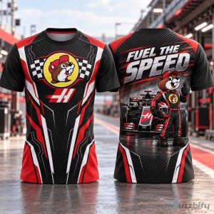 Buc-ee's Haas F1 Team Fuel The Speed Racing T-Shirt