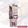 New York Giants Football Sunday Prayer Tumbler with Handle and Straw