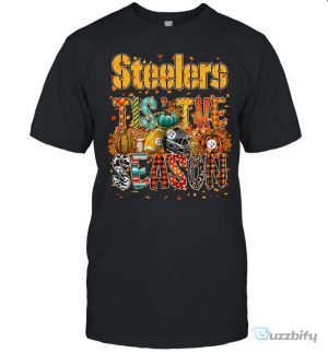 Pittsburgh Steelers Here We Go Tis The Season Fall Football T-Shirt
