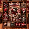 Wisconsin Badgers Football Shadow Box Wall Art Decor