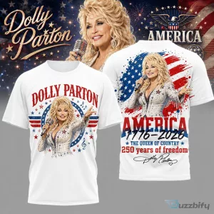 Dolly Parton American Freedom Country Music T-Shirt for Women