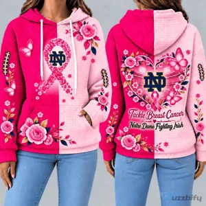 Notre Dame Fighting Irish Tackle Breast Cancer Awareness Pink Hoodie
