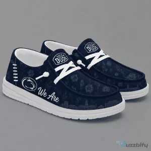Penn State Nittany Lions Floral Pattern Loafer Shoes