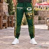 Green Bay Packers Hunting Camouflage Custom Name Sweatpants