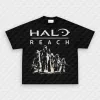 Halo Reach Video Game Squad Black Graphic Print T-Shirt