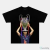 Paris Saint-Germain Football Club Player Holding UEFA Champions League Trophy T-Shirt
