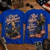Dave Matthews Band Red White Patriotic Fireworks Concert T-Shirt