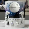 Star Wars May The Fourth Be With You Death Star Galactic Mug