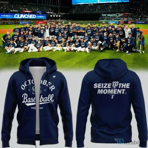 Seattle Mariners Baseball Postseason 2025 October Seize The Moment Hoodie