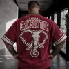 Alabama Crimson Tide Elephant Mascot Corduroy Football T-Shirt