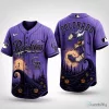 Colorado Rockies Baseball Halloween Jack Skellington Haunted Jersey