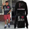Atlanta Falcons I Love Jesus Special Edition Sweatshirt