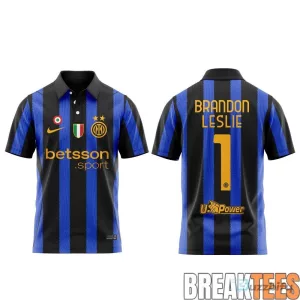 Inter Milan Football Club Brandon Leslie Evening Elephants Polo Shirt