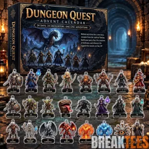 Dungeon Quest Miniatures 2026 Advent Calendar with 24 Fantasy Figurines