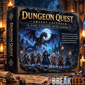 Dungeon Quest Miniatures 2026 Advent Calendar with 24 Fantasy Figurines