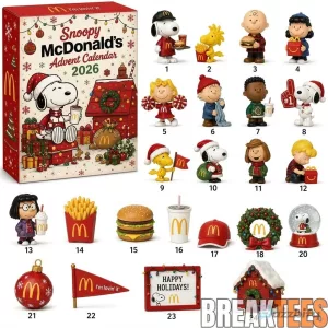 Snoopy McDonald's 2026 Advent Calendar Collector's Edition with Peanuts Figurines