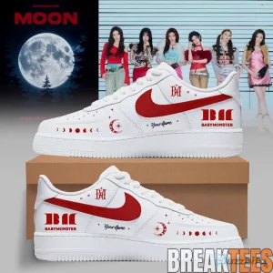 BABYMONSTER Moon Eclipse Custom White Sneakers