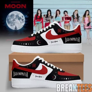 BABYMONSTER Moon Eclipse Custom White Sneakers