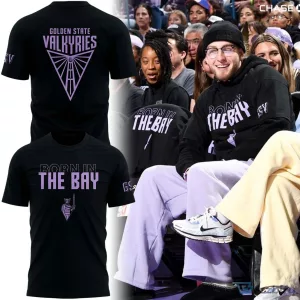 Golden State Valkyries Born in the Bay Black T-Shirt