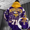 Minnesota Vikings NFL Football Team Purple and Gold Hoodie