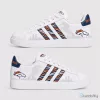 Denver Broncos NFL Team Logo White Adult Sneakers