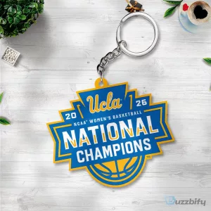 UCLA Bruins 2026 NCAA Women's Basketball National Champions Keychain