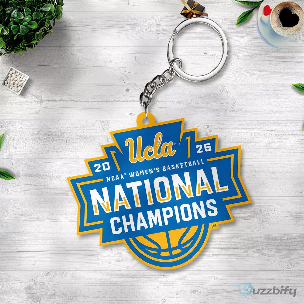 UCLA Bruins 2026 NCAA Women's Basketball National Champions Keychain
