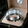 Racing 92 Rugby Team Personalized Silver Band Ring