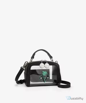 New York Liberty WNBA Basketball Team Clear Crossbody Bag