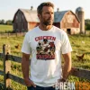 Boston Red Sox Chicken Farmer Work Hard Cluck Hard Baseball T-Shirt