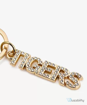 Detroit Tigers Baseball Bat and Ball Charm Keychain